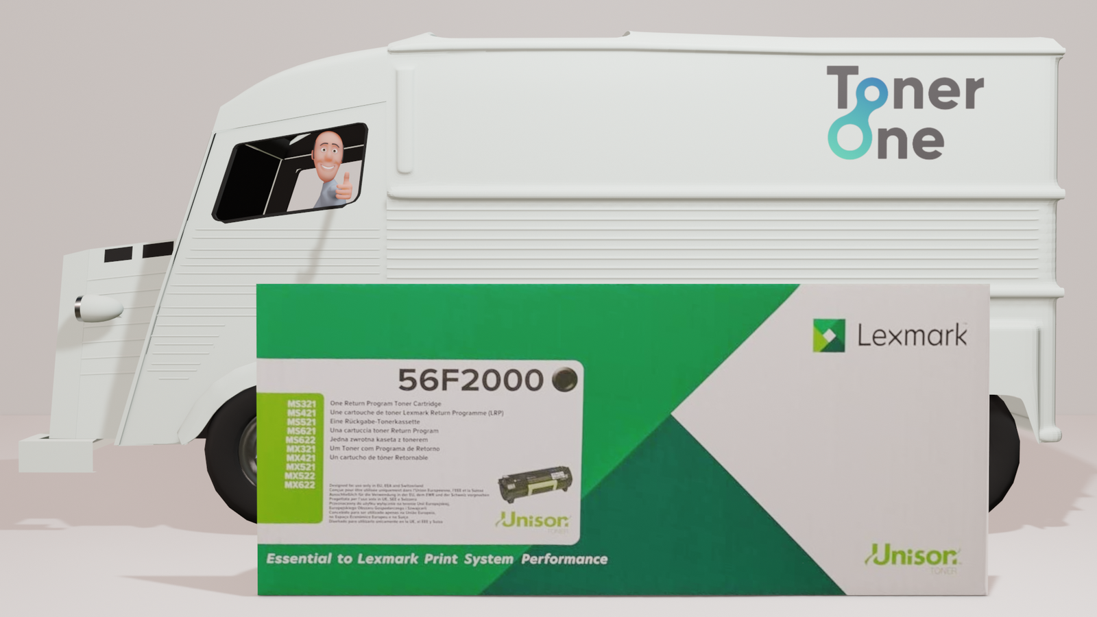 Lexmark 56F2000 Black Toner Cartridge (Return Program)
