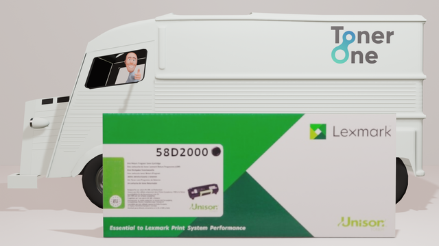 Lexmark 58D2000 Black Toner Cartridge (Return Program)