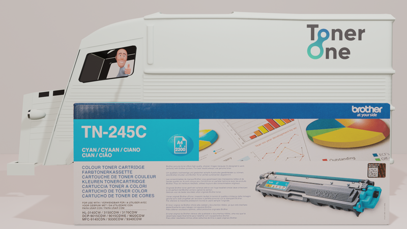 Genuine Brother TN-245C High Capacity Toner Cartridge - Cyan