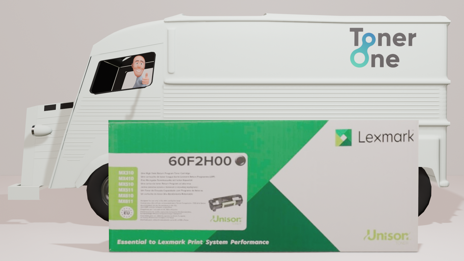 High Capacity Lexmark 602H Black Toner Cartridge