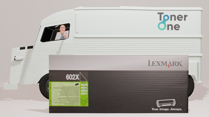 Extra High Capacity Black Lexmark 602X Toner Cartridge