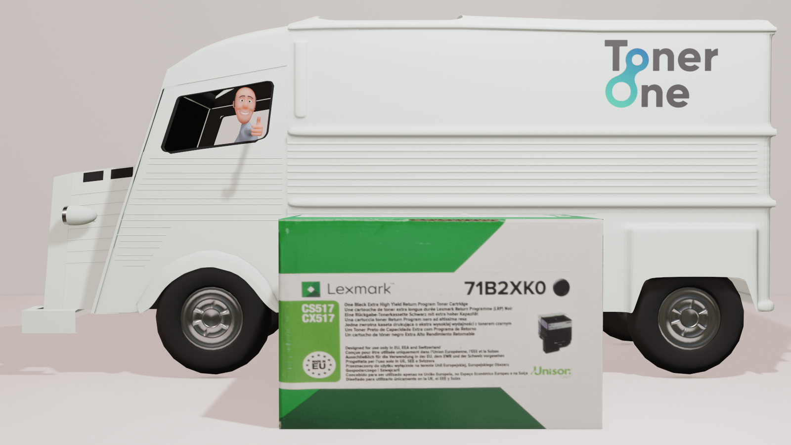 Extra High Capacity Lexmark 71B2XK0 Black Toner Cartridge