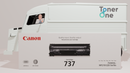 Genuine Canon 737 Black Toner Cartridge