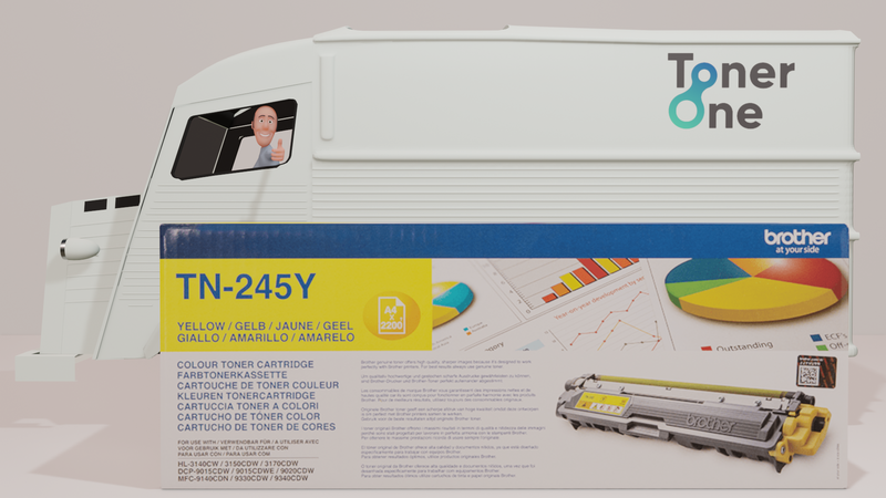 Genuine Brother TN-245Y High Capacity Toner Cartridge - Yellow