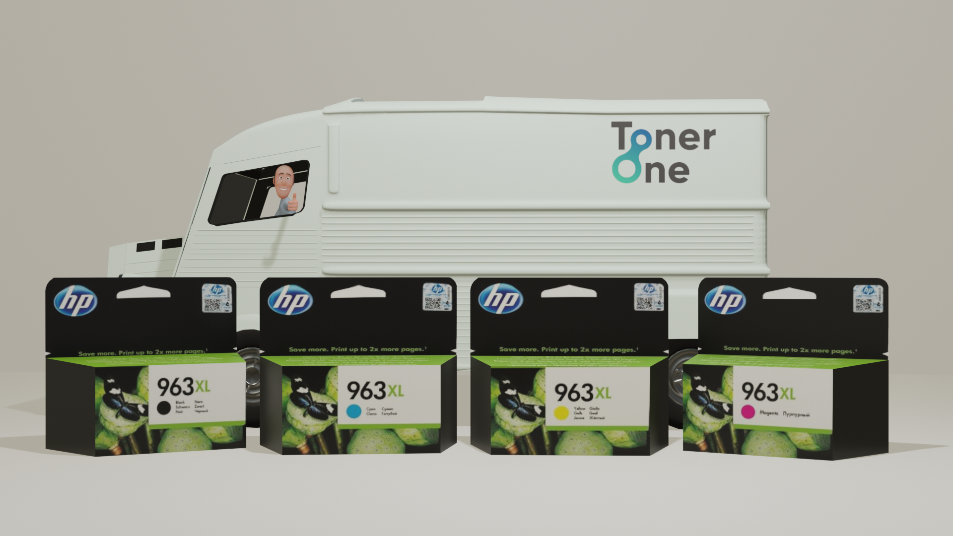 High Ink HP 963XL 4 Colour High Ink Cartridge Multipack (3YP35AE) · TonerOne Ltd