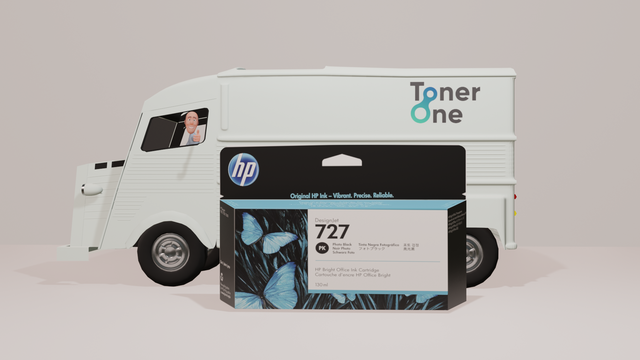 Genuine HP 727 130ml High Capacity Photo Black Ink Cartridge - B3P23A