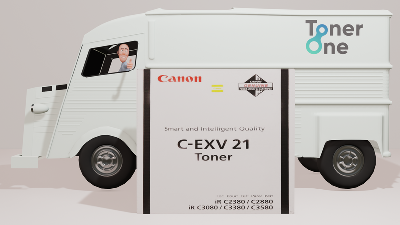 Genuine Canon C-EXV21B Toner Cartridge - Black