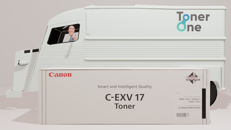 Genuine Canon C-EXV17B Toner Cartridge - Black