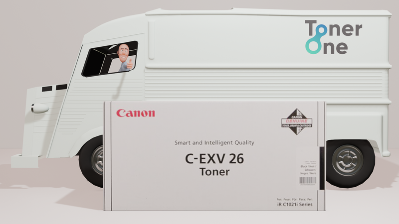 Genuine Canon C-EXV26B Toner Cartridge - Black