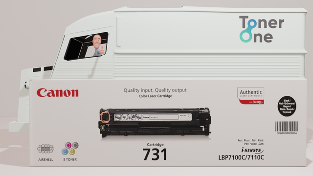 Genuine Canon 731B Toner Cartridge - Black