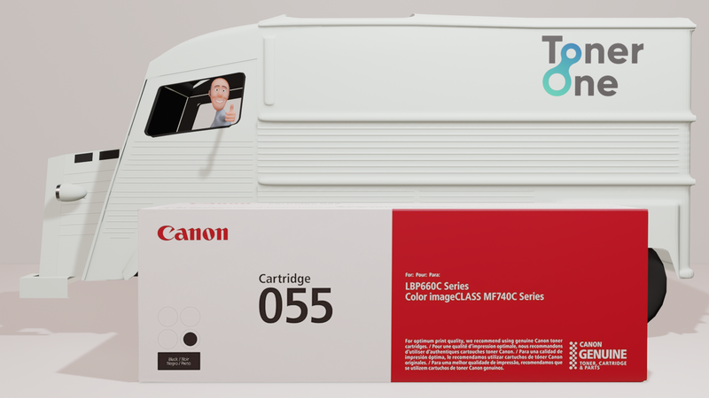 Genuine Standard Capacity Canon 055B Toner Cartridge - Black