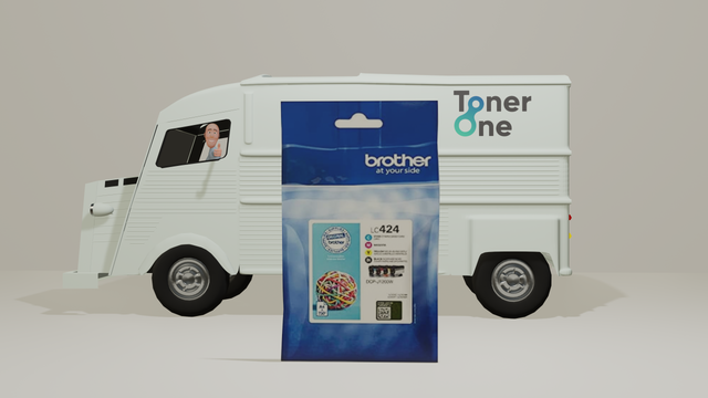 Genuine Brother LC-424 Inkjet Cartridges - Multipack