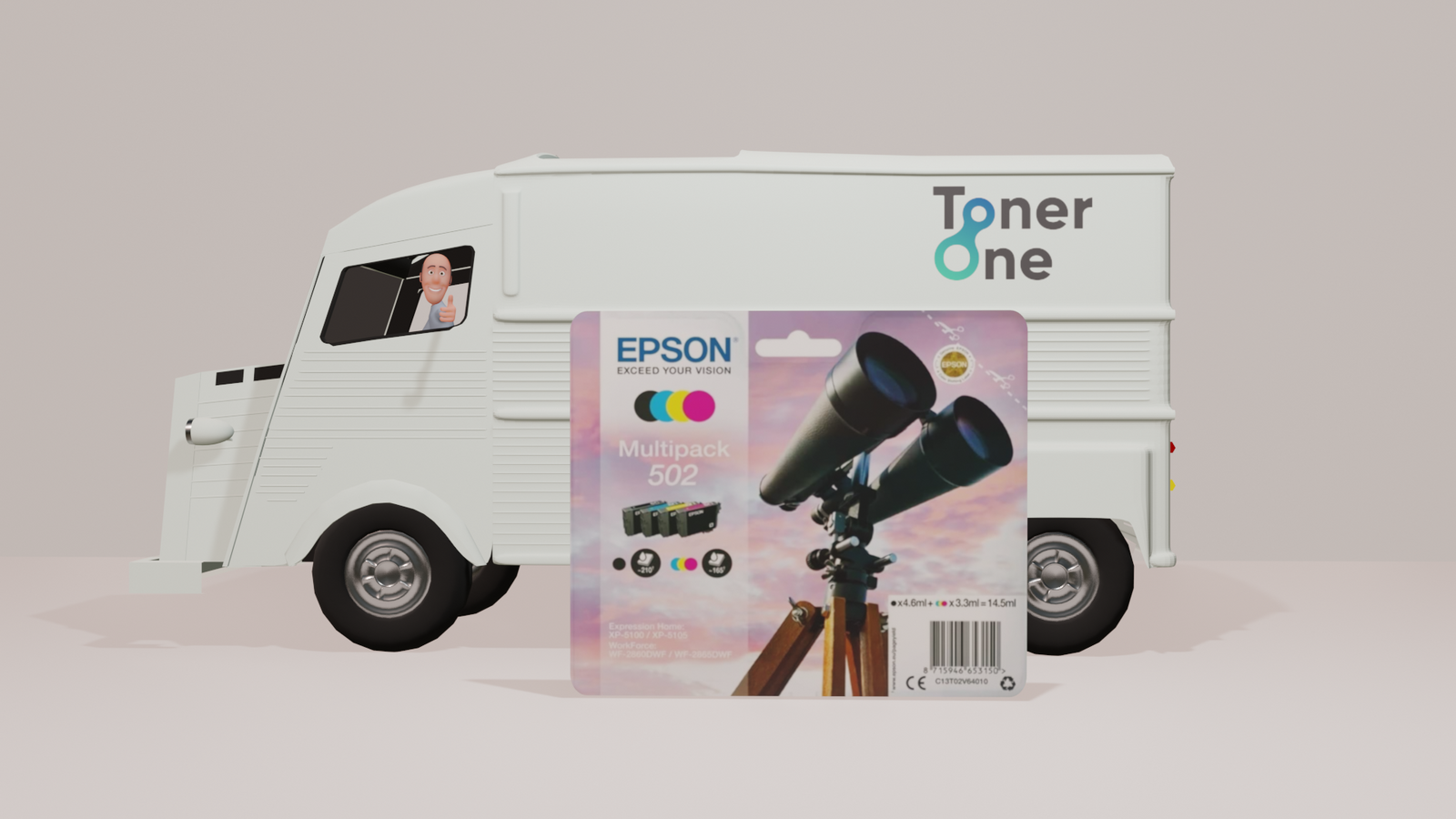 Genuine Epson 502 Multipack Ink Cartridge - C13T02V64010