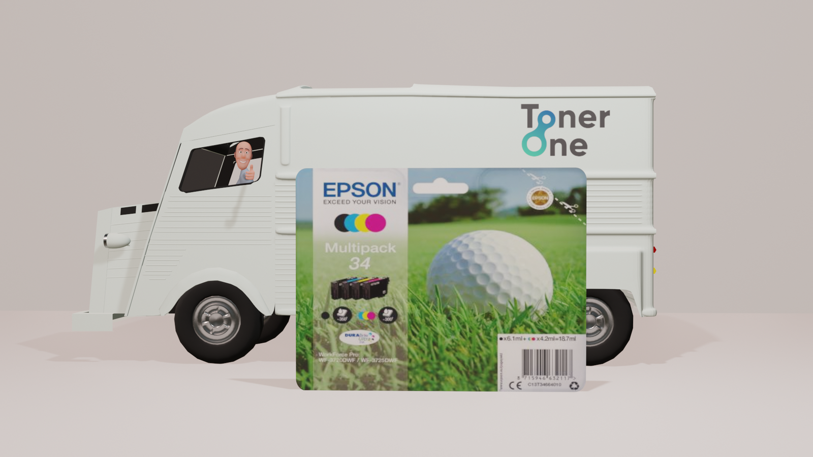 Genuine Epson 34 Multipack Ink Cartridge - C13T34664010