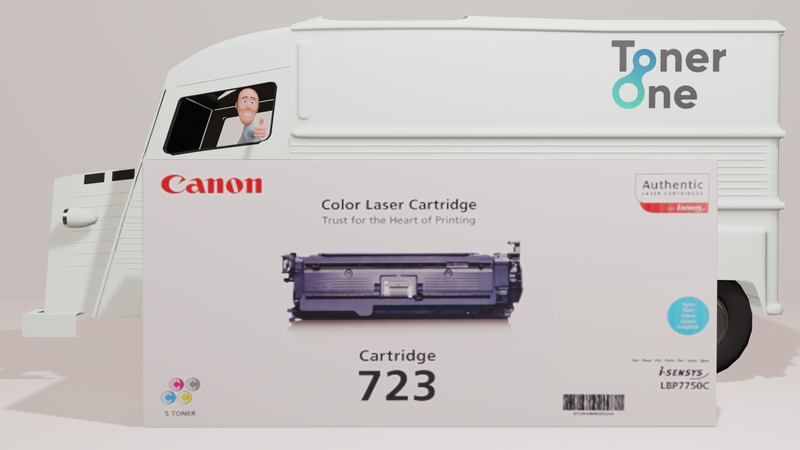 Genuine High Capacity Canon 723C Toner Cartridge - Cyan