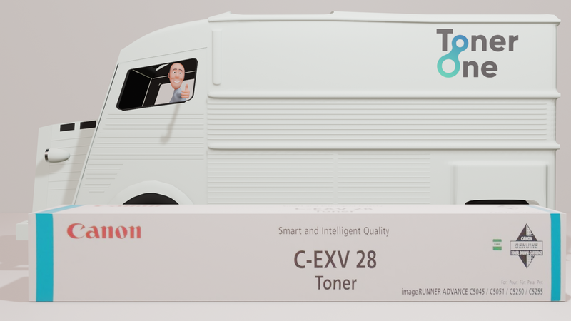 Genuine Canon C-EXV28C Toner Cartridge - Cyan