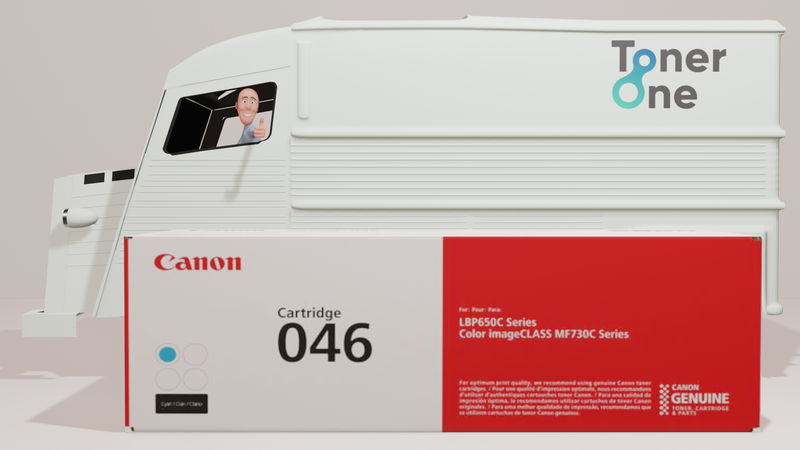 Genuine Canon 046C Standard Capacity Toner Cartridge - Cyan