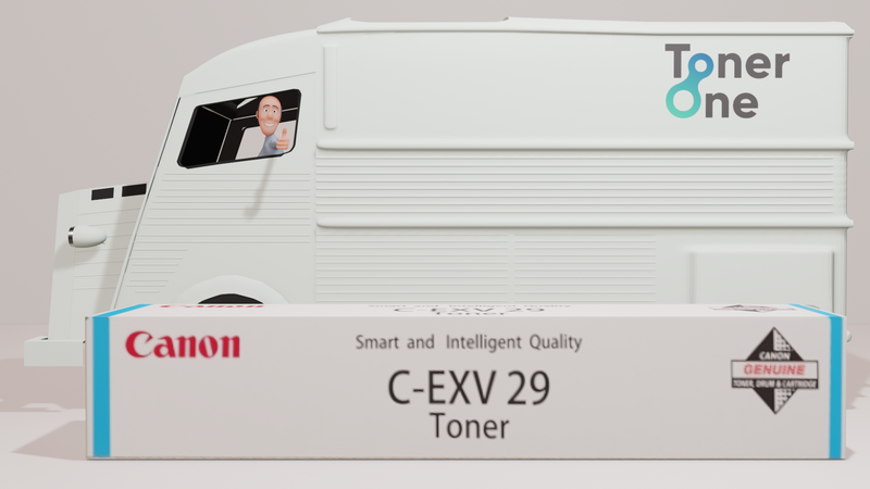 Genuine Canon C-EXV29C Toner Cartridge - Cyan
