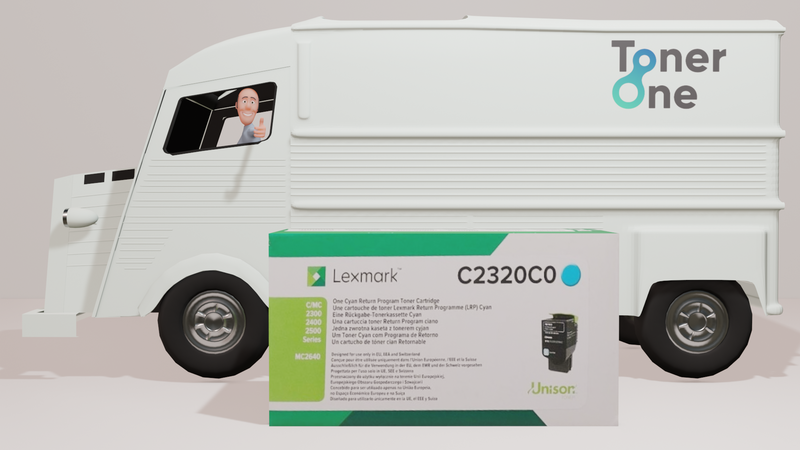 Lexmark C2320C0 Toner Cartridge (Return Program) - Cyan