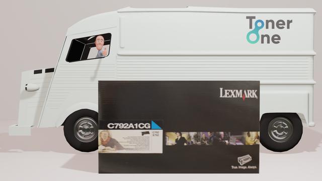 Lexmark C792A1CG Standard Capacity Toner - Cyan