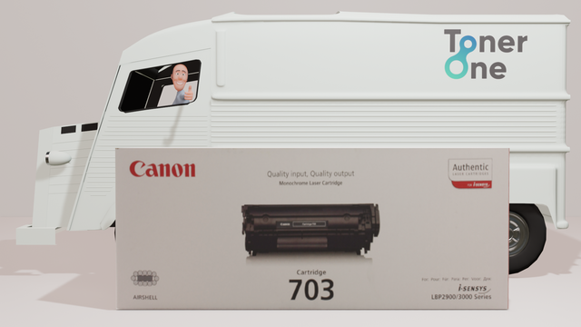 Genuine Canon 703 Black Toner Cartridge