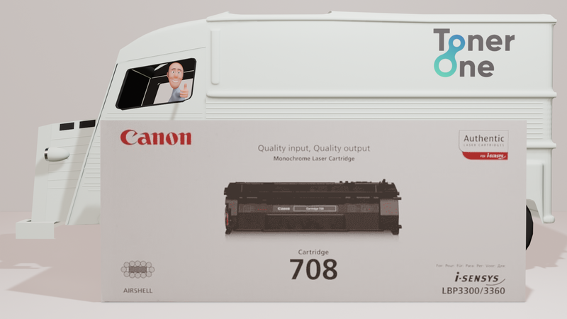 Genuine Canon 708 Standard Capacity toner cartridge - Black