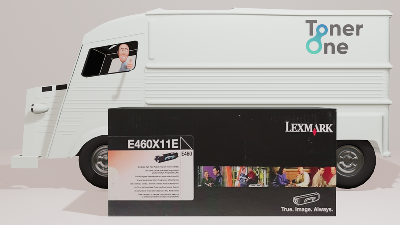 Extra High Capacity Lexmark E460X11E Toner Cartridge - Black