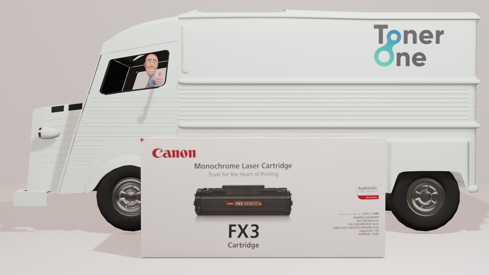 Genuine Canon FX3 Toner Cartridge - Black