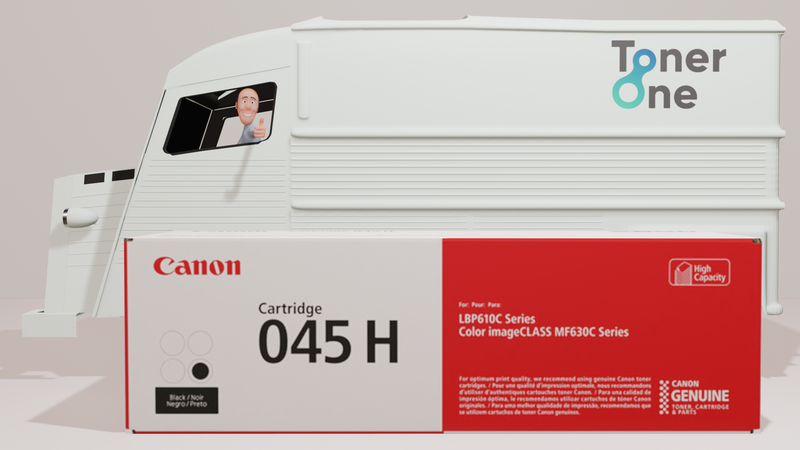 Genuine Canon 045HB High Capacity Toner Cartridge - Black