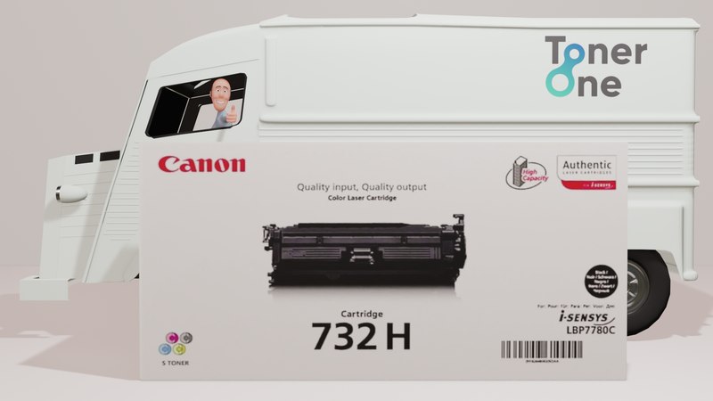 Genuine Canon 732HB High Capacity Toner Cartridge - Black