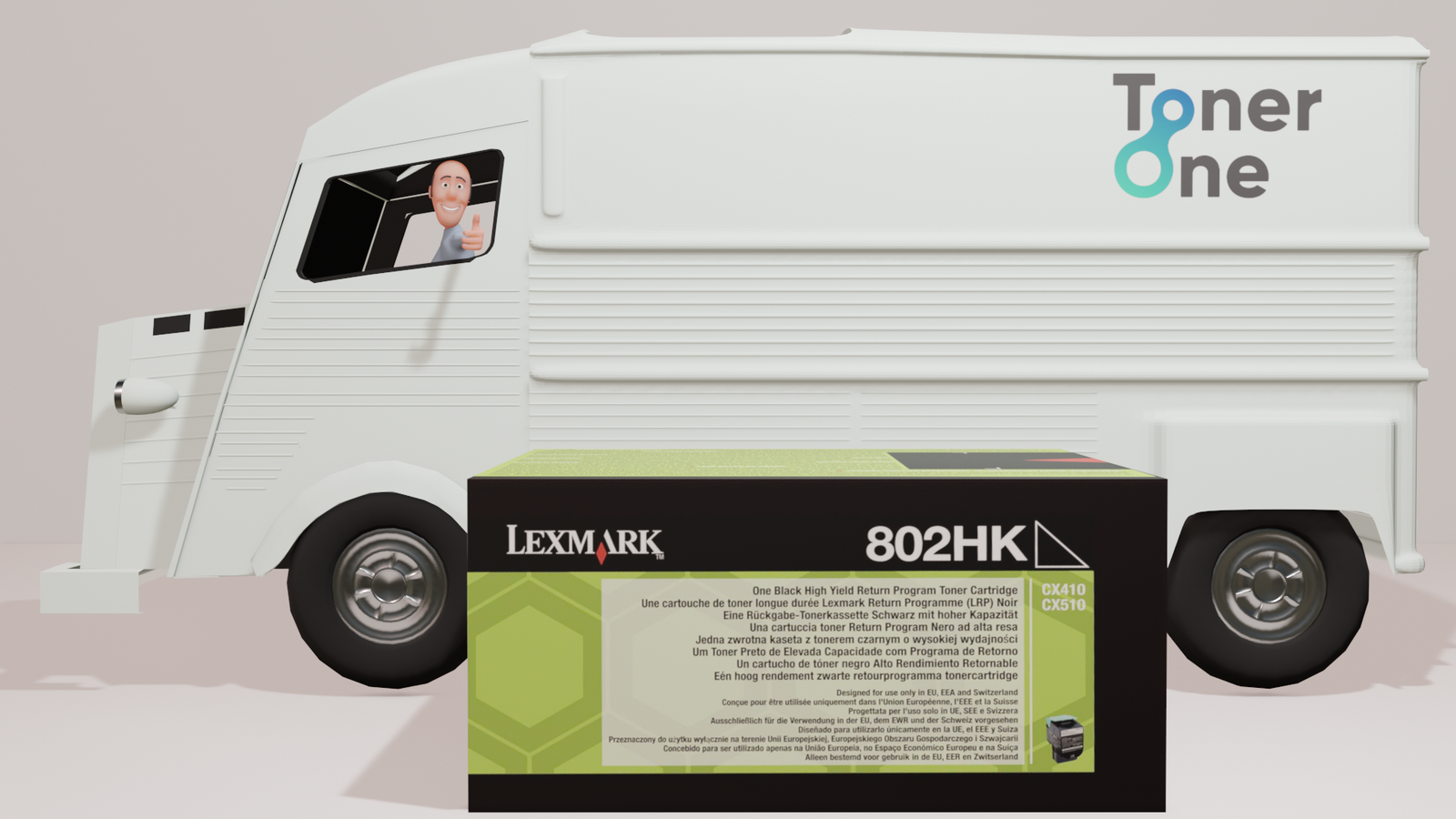 High Capacity Lexmark 80C2HK0 Toner Cartridge - Black