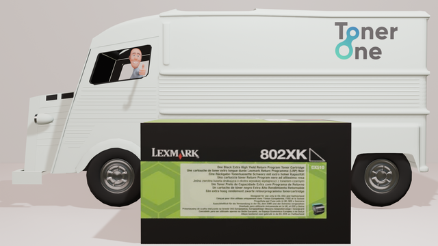 Extra High Capacity Lexmark 80C2XK0 Toner Cartridge - Black