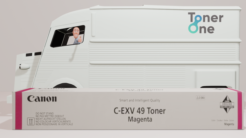 Genuine Canon C-EXV49M Toner Cartridge - Magenta