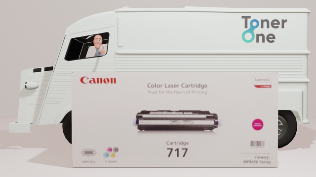 Genuine Canon 717M Toner Cartridge - Magenta