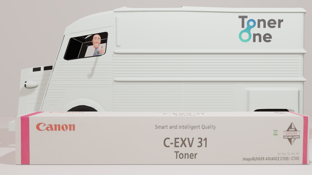 Genuine Canon C-EXV31M Toner Cartridge - Magenta