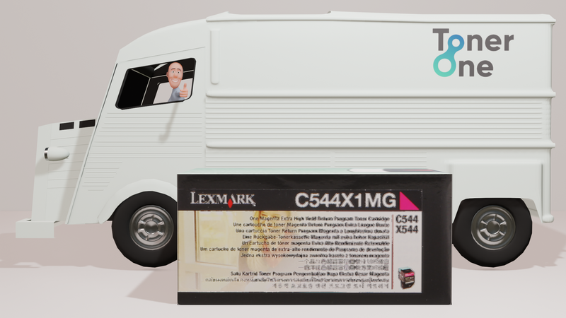 Extra High Capacity Lexmark C544X1MG Toner - Magenta