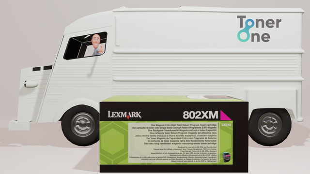 Extra High Capacity Lexmark 80C2XM0 Toner Cartridge - Magenta