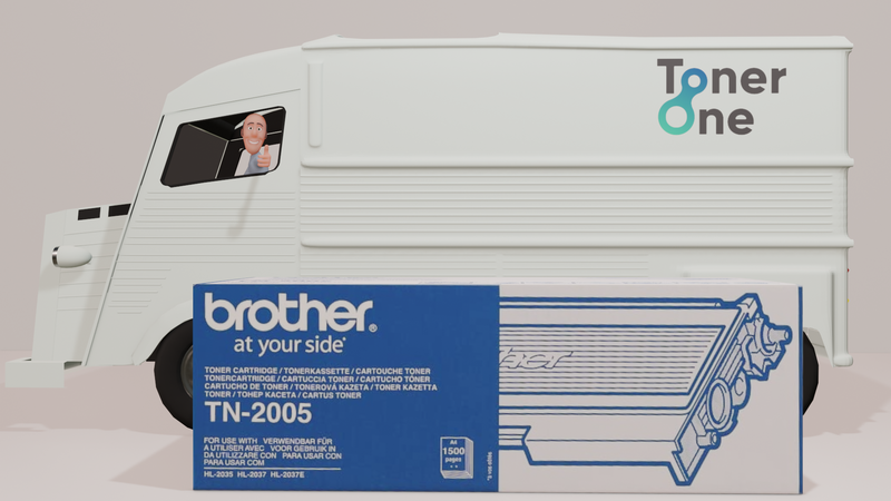 Genuine Brother TN2005 Toner Cartridge - Black