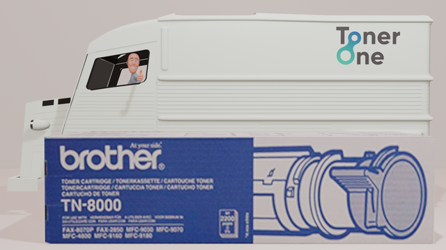 Genuine Brother TN-8000 Toner Cartridge - Black