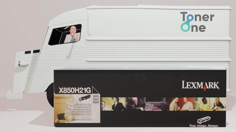 Lexmark X850H21G Black Toner Cartridge