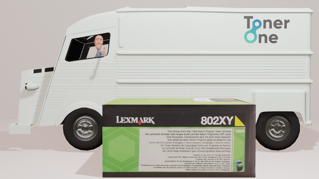 Extra High Capacity Lexmark 80C2XY0 Toner Cartridge - Yellow