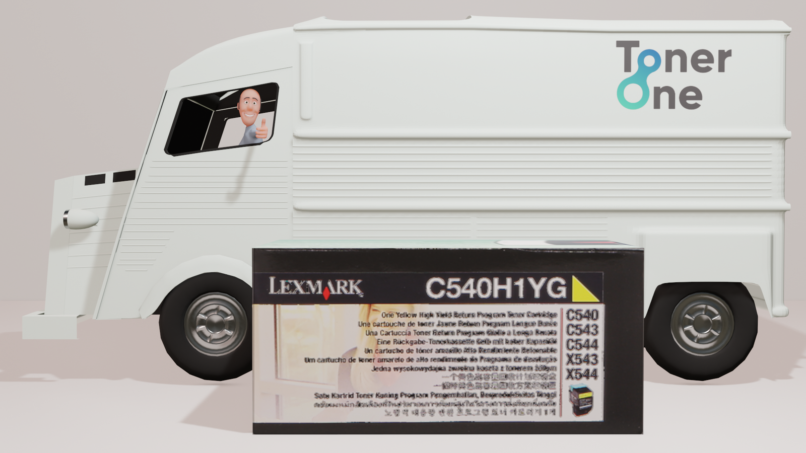 High Capacity Lexmark C540H1YG Toner - Yellow