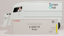 Genuine Canon C-EXV17Y Toner Cartridge - Yellow