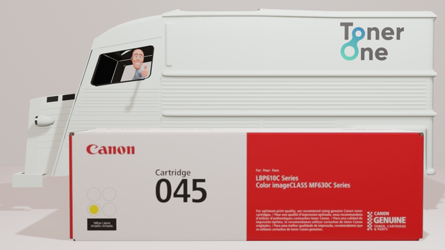 Genuine Canon 045Y Standard Capacity Toner Cartridge - Yellow