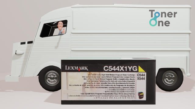 Extra High Capacity Lexmark C544X1YG Toner - Yellow