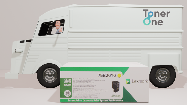 Lexmark 75B20Y0 Toner Cartridge - Yellow