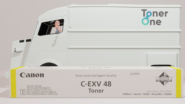 Genuine Canon C-EXV48Y Toner Cartridge - Yellow