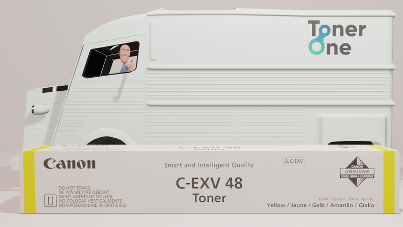 Genuine Canon C-EXV48Y Toner Cartridge - Yellow