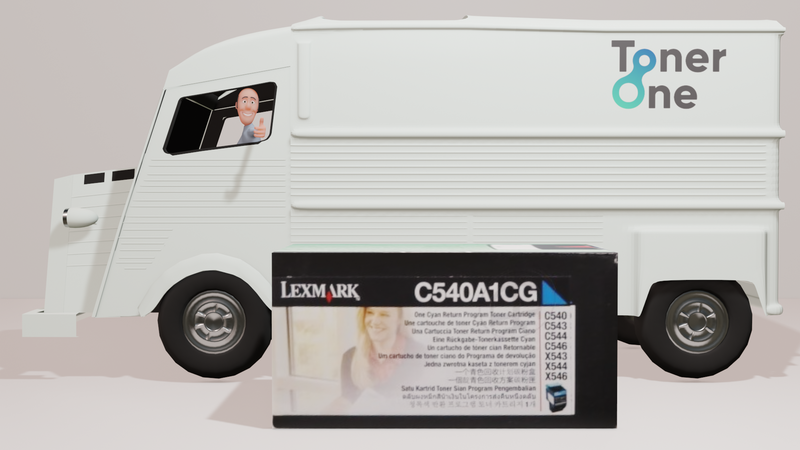 Lexmark C540A1CG Toner Cartridge -  Cyan