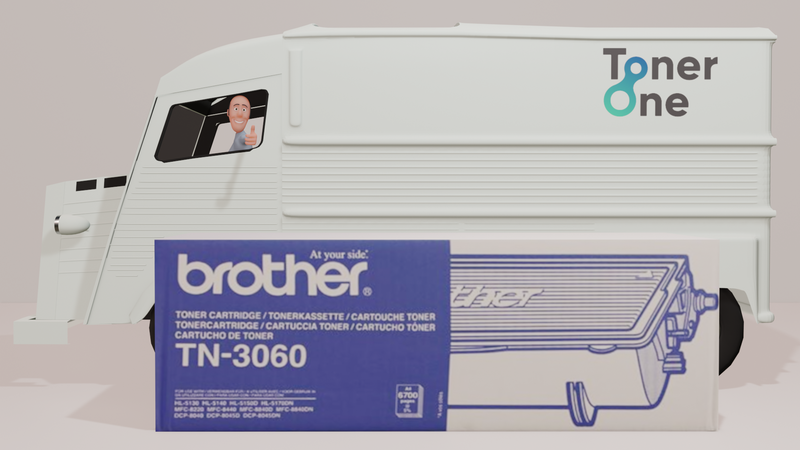 Genuine High Capacity Brother TN3060 Toner Cartridge - Black